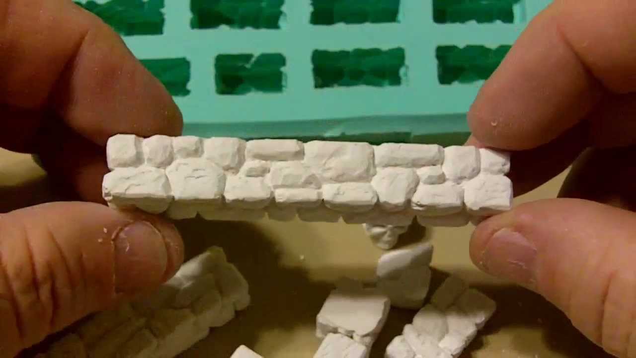 DeMolding Hirst Arts - Mold 70 Field Stone Wall Mold - YouTube