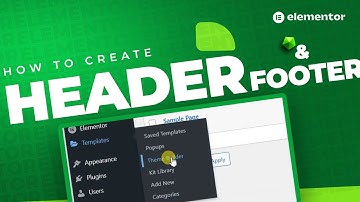 How to Create Header and Footer in Elementor WordPress | Elementor Pro Tutorial 2024