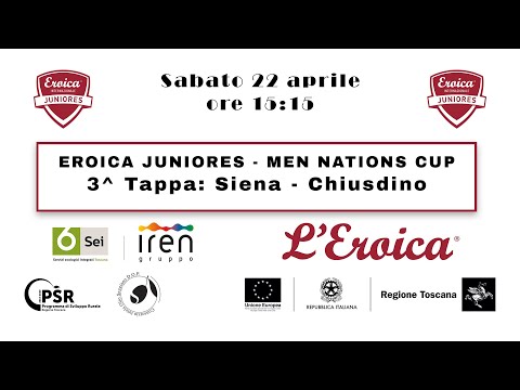 EROICA JUNIORES - MEN NATIONS CUP - 3^ Tappa: Siena - Chiusdino