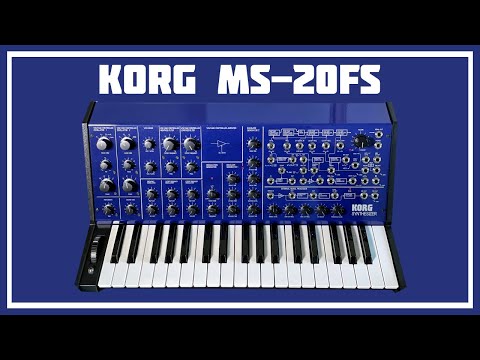 KORG MS-20 FS // Unboxing, Filter Comparison, First Sounds