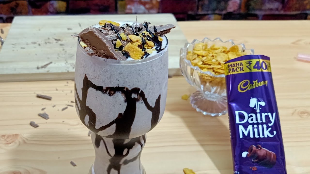 Dairy Milk Thick Shake The Mocktail House YouTube
