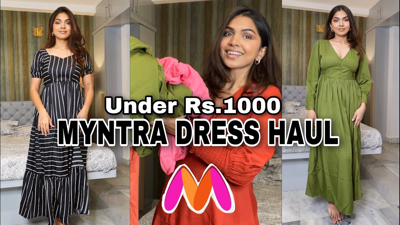 MYNTRA ~under 799~ DRESS HAUL 2023 | Affordable Summer Dresses, A-Line,  Floral, Maxi, Trendiest - YouTube
