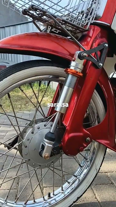 Upgrade Fork Honda C70 #bracket #damper #shock #thailook