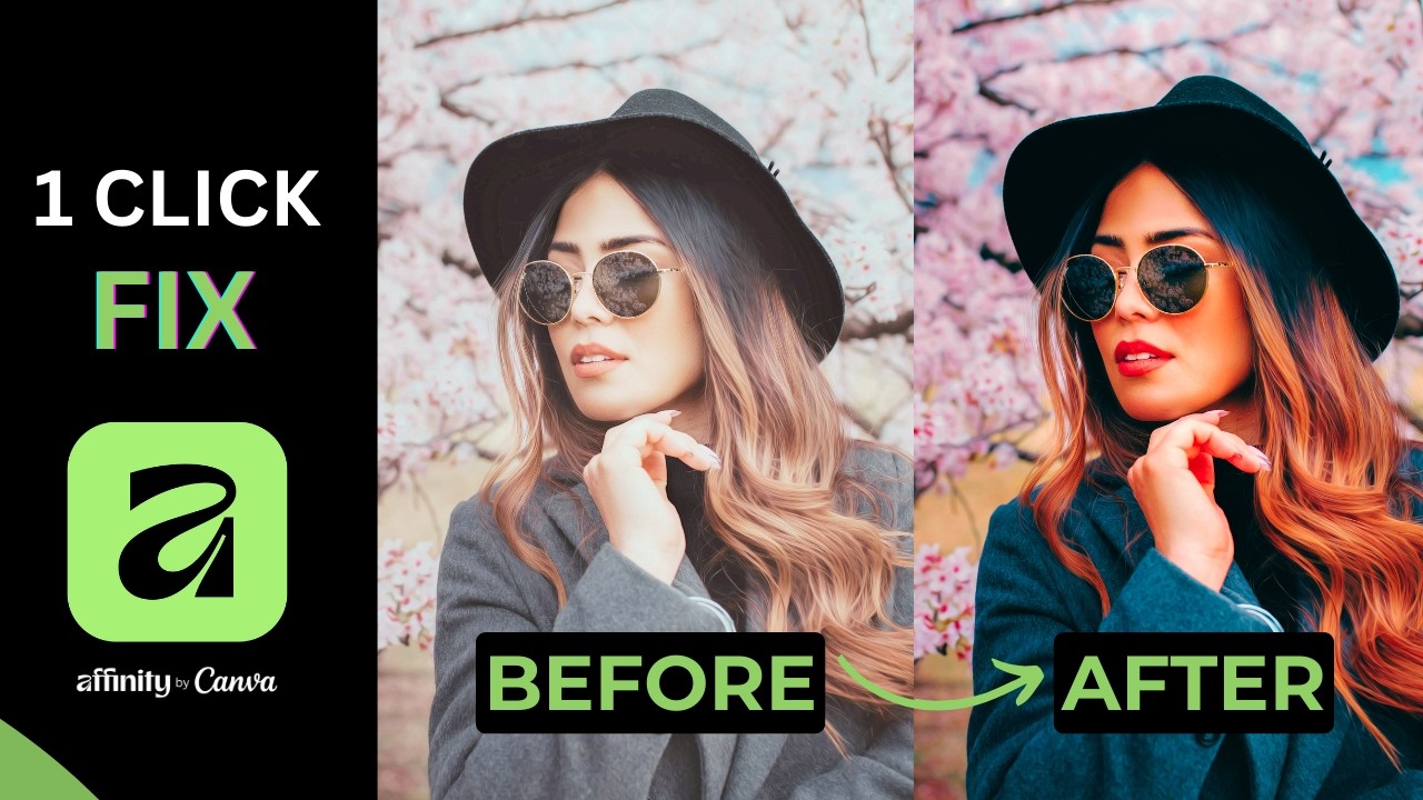 How to Edit Photos FAST in Affinity by Canva (Auto Colors & Auto Levels ...