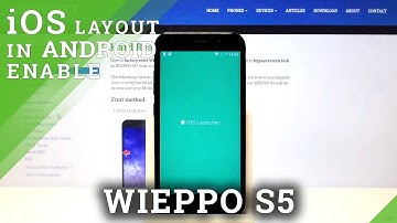 How to  Download and Install iOS Launcher on Wieppo S5 - Add APPLE Launcher on Android