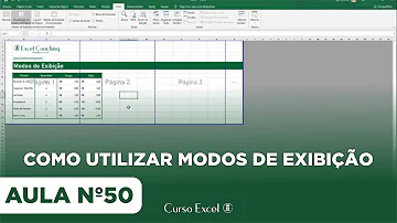 Como tirar a visualização de quebra de página do Excel?