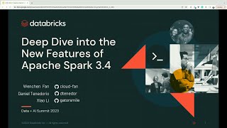 Deep Dive into the New Features of Apache Spark™ 3.4