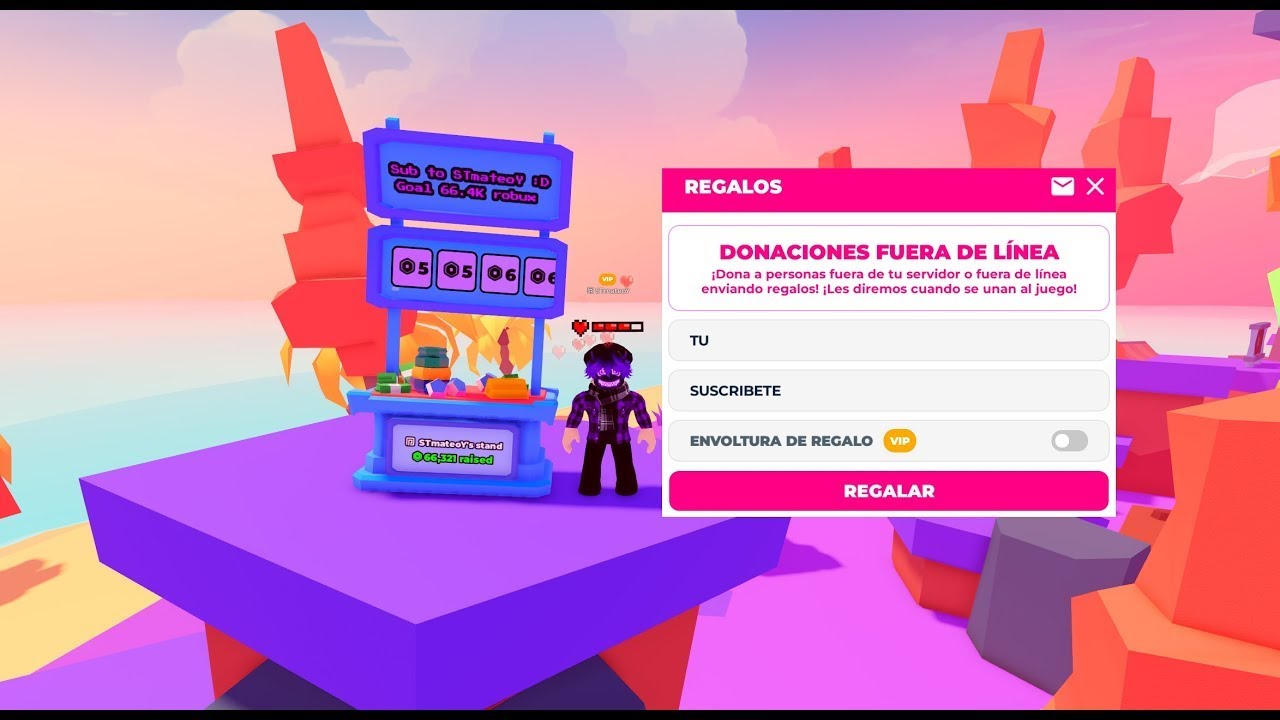 DONANDO ROBUX en PLS DONATE ROBLOX 💲 - YouTube