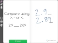 Comparing Decimal Numbers Concepts