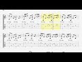 Game of Thrones theme TAB - acoustic fingerstyle guitar tab