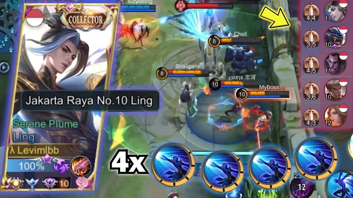 HOW TO MAKE ALL ENEMY CRYING IN BRONZE USING LING?! | LING FASTHAND GAMEPLAY - Levimlbb