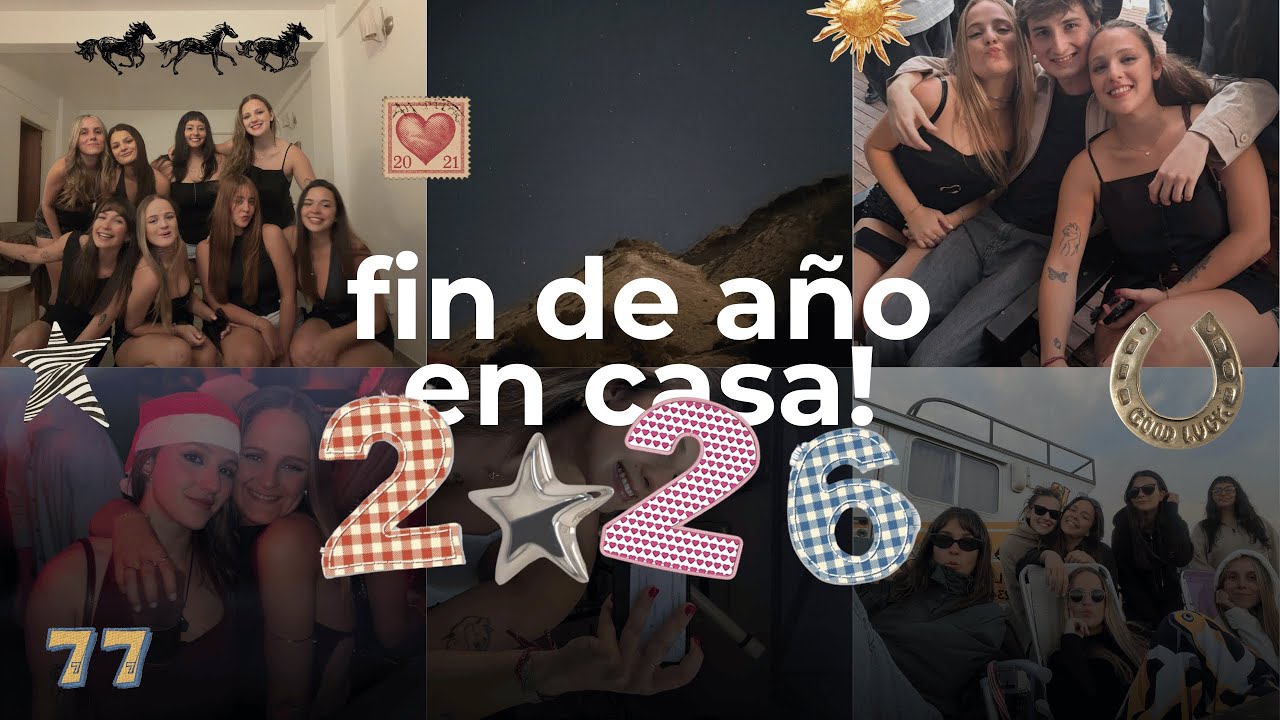 Las fiestas en casa, fuego con amigas y mucho bailoteoooo 💙 2026