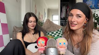 ASMR guess the trigger challenge with my friend🤎 screenshot 4
