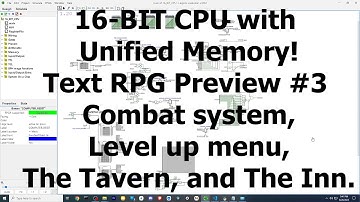 16-BIT CPU with Unified Memory (RPG Preview #3). Logisim Evolution.