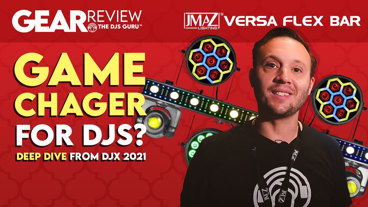 GAME CHANGER for DJs?!? JMaz Lighting Versa Flex Bar First Look, Deep