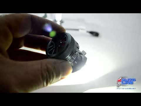 Потужна LED-лампа H7 з обманкою 9-32В 45 Вт 5500 K/9800 Lm — Cyclone LED H7 5500K type 47, видео 1