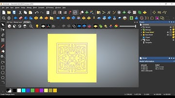 Use Artcam to import vector and make toolpaths,artcam tutorial