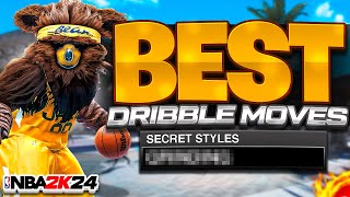 BEST DRIBBLE MOVES IN NBA 2K24 FASTEST DRIBBLE MOVES & SIGS FOR ALL BUILDS Best Dribble Moves 2k24