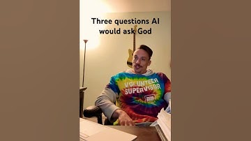 3 questions my AI would ask God - full video on my page #god #ai #religion #science #curiosity