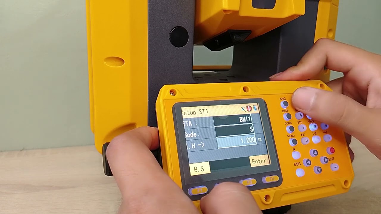 TUTORIAL MEMBUAT JOB  MENGGUNAKAN TOTAL STATION HI TARGET 521 L10 UNTUK MULAI PENGUKURAN PART 1