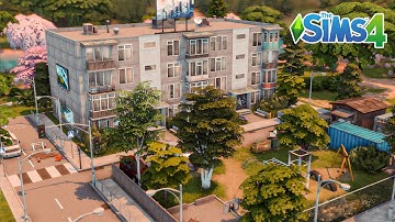 Eastern European Block build | Sims 4 | Stop motion | No CC