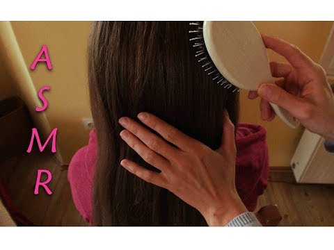 ASMR | 👩 📏  VERY GENTLE HAIR ROLEPLAY (BRUSHING, BRAIDING & FINGER GLIDING) | WHISPERED/ GEFLÜSTERT