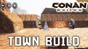 TOWN BUILD, Conan Exiles #7 | Gameplay | Giveaway
