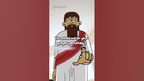 Jesus Gives Money This Way 👋💰 #jesus #money #slap #cartoon