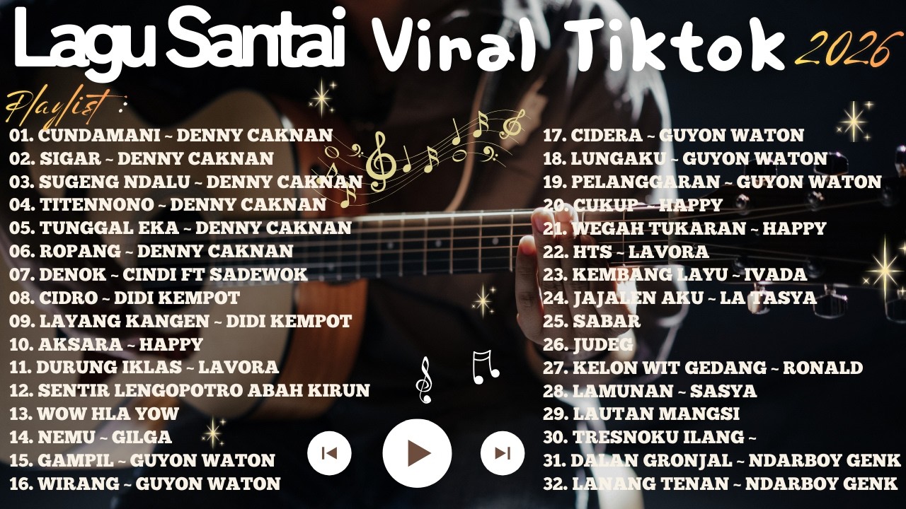 Lagu Santai Viral TikTok 2026 -- Lagu Hits Indonesia -- Lagu Jawa Populer  Indonesia 🎸🎧 #chillmusic