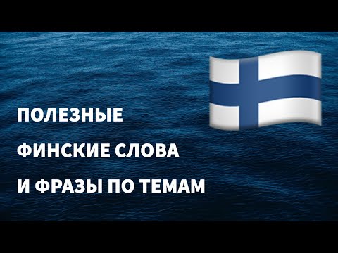 Полезные финские слова и фразы по темам для начинающих. Учим финский язык легко. (16 тем)