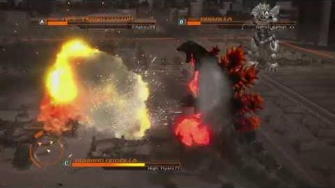 GODZILLA PS4: Burning Godzilla vs Kiryu vs Godzilla