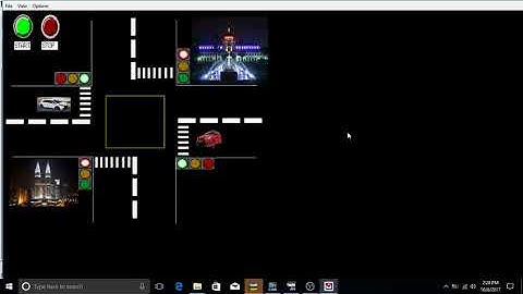 Contoh Program Lampu Merah (Traffic Light) menggunakan Cx-Programmer dan Cx-Designer PLC Omron