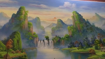 Vẽ tranh 3D sơn thủy hữu tình (Nguyễn Văn Sỹ) 0904106828