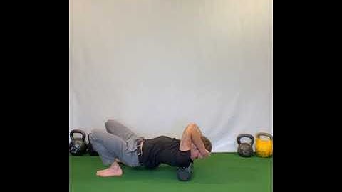 Thoracic spine foam roll