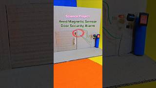 Reed Magnetic Sensor Door Security Alarm ❤️ DIY Ideas 💡 Science Project #diy #shorts #ytshorts