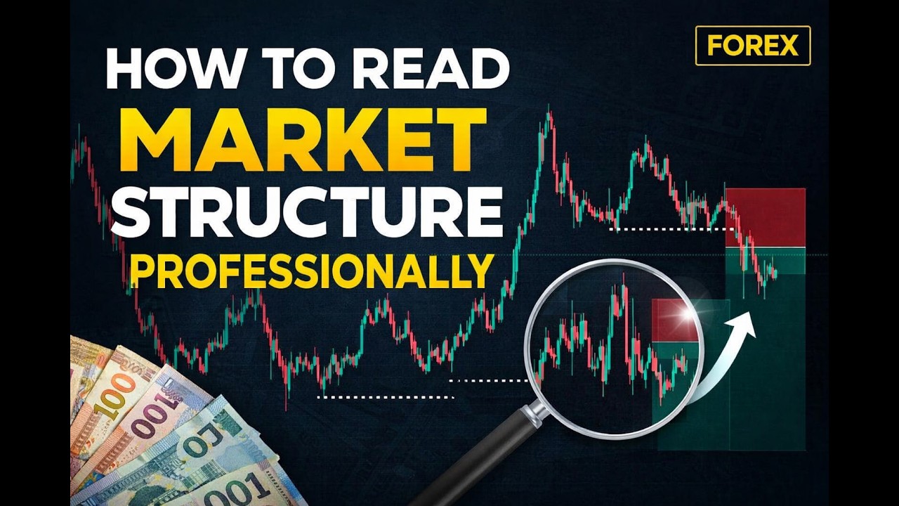 How to Read Market Structure Like a Pro (Forex Beginner Guide That ...