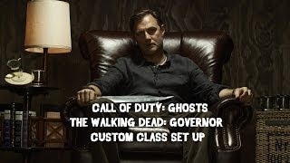 Call of Duty Ghosts Custom Class Set Up The Governor from The Walking Dead