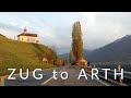 Scenic drive in Switzerland 4K - Zug to Arth