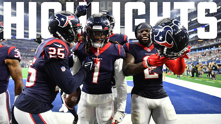 GAME HIGHLIGHTS  | Texans vs  Cowboys, Week 14