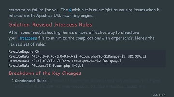 Resolving htaccess Issues with Included Ampersands for Clean URLs