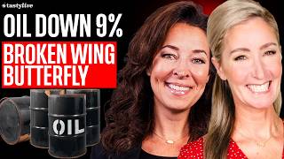 Oil Just Crashed 9%. Liz and Jenny Used a Broken Wing Butterfly to Get In. Here's the Trade.