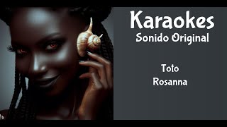 Toto   Rosanna   Karaoke