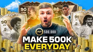 The EASIEST way to make 500K EVERYDAY in EAFC 24 (BEST trading methods NOW) *0-500K TRADING GUIDE*