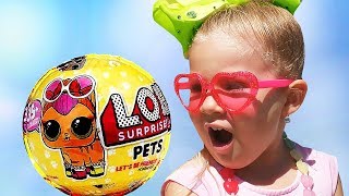 Diana Little Mommy Pretend play with LOL Surprise