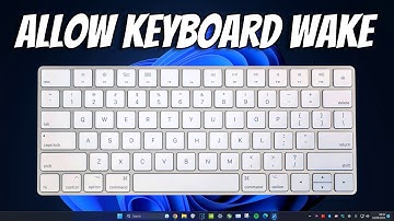 How To Allow Keyboard To Wake Computer