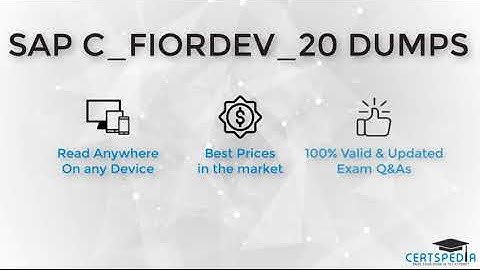 Valid SAP C_FIORDEV_20 Dumps | Updated C_FIORDEV_20 Exam Questions