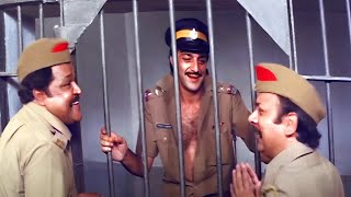 चोर बना नकली पुलिस Sogya लॉकअप में | Sanjay Dutt, Jeetendra, Jaya Prada, Madhuri Dixit | Thanedaar