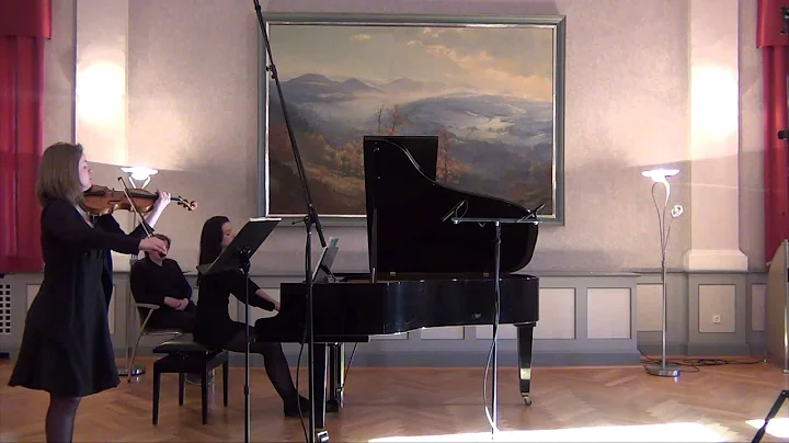 Beethoven sonata for piano and violin nr. 7 Anne Maria Wehrmeyer, violin & Anastasia Zorina, piano