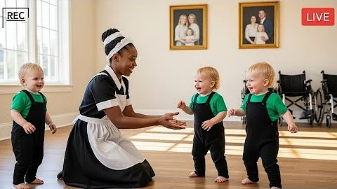 Billionaire Installed Camera to Watch His Paralyzed Triplets- What He Saw The Black Maid Doing Shock