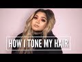 WATCH ME DAMAGE MY HAIR LMAO | How I Tone My Hair At Home | Wella T18